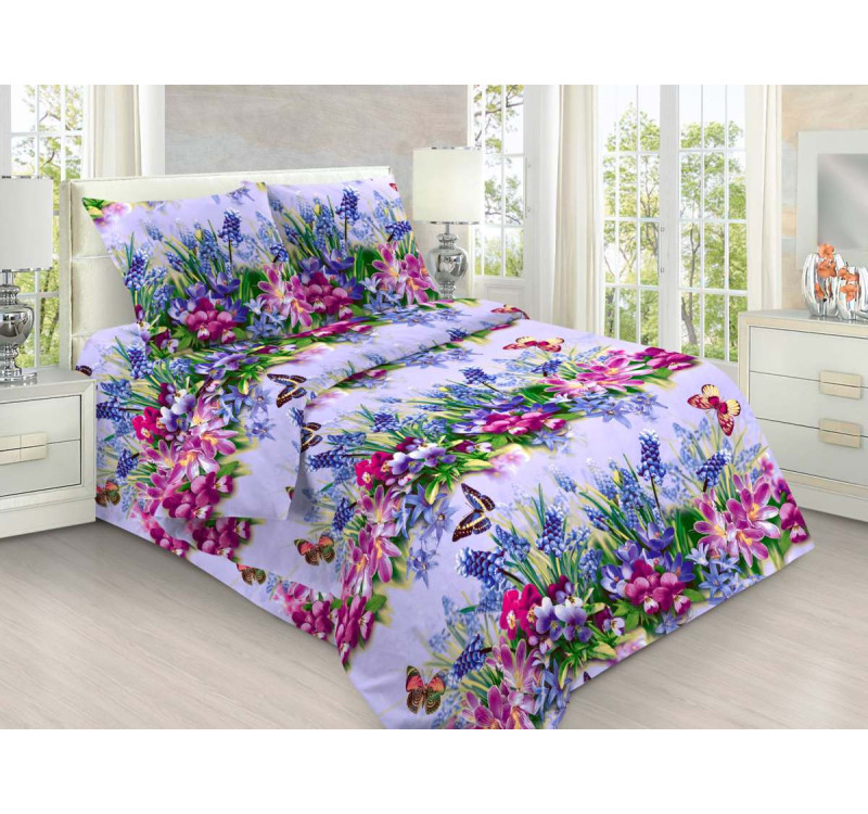 Бязь набивная 150 см 120 г/м2 набивная рис.92841382 