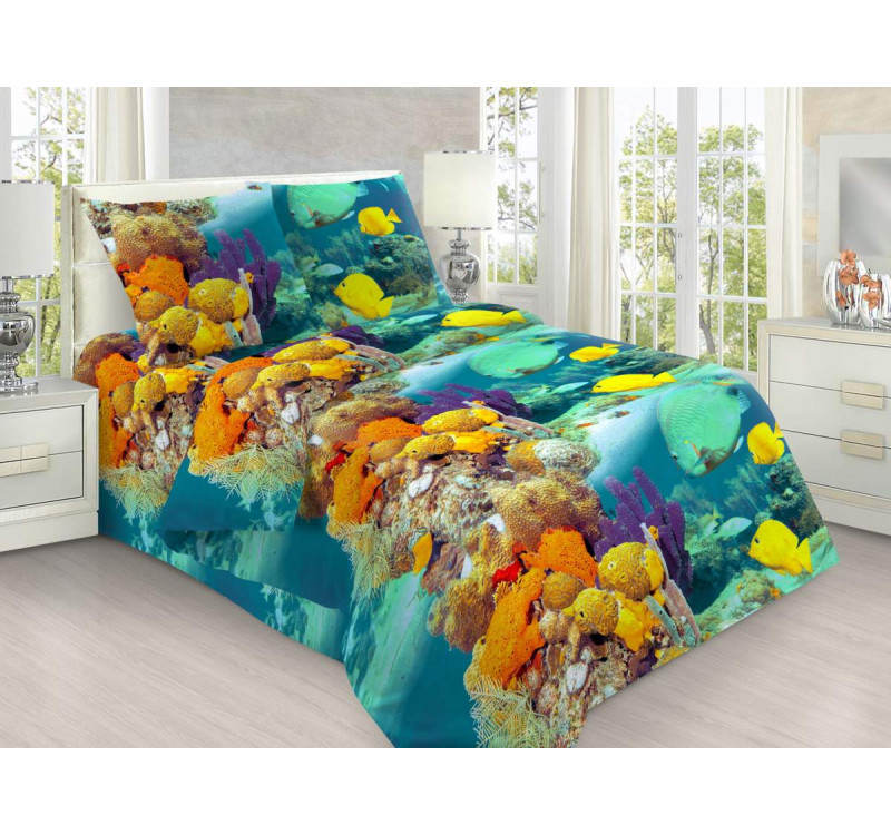 Бязь набивная 150 см 120 г/м2 "эффект объема" рис.92842133 