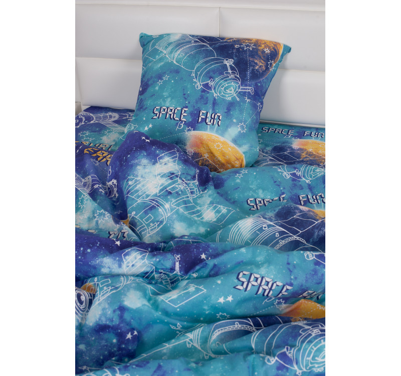 Бязь детская 150 см 120 г/м2 svk Галактика 12300-1 