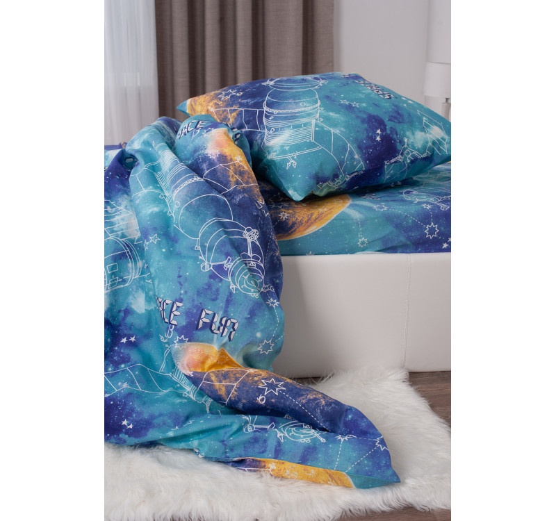 Бязь детская 150 см 120 г/м2 svk Галактика 12300-1 