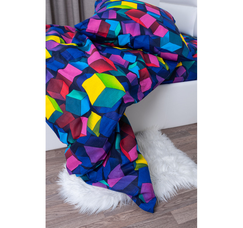 Бязь детская 150 см 120 г/м2 svk Кубы 12590-1 