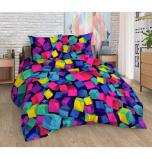 Бязь детская 150 см 120 г/м2 svk Кубы 12590-1