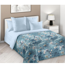 Ткань Перкаль 235 см 110 г/м2 рис.662941 Аква основной 1