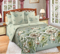 Ткань Перкаль 220 см 110 г/м2 рис.1225701 Каролина 1