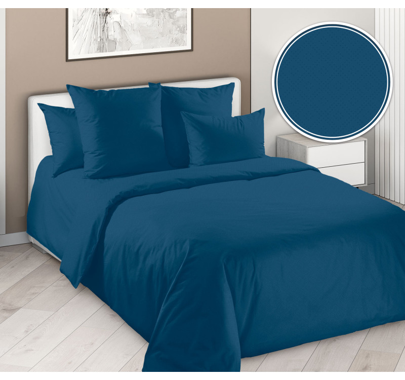 Ткань Перкаль 220 см 110 г/м2 рис.660831 Azul компаньон 1