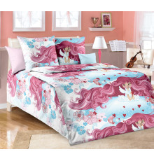 Ткань Перкаль 150 см 110 г/м2 рис.661141 Светлый ангел 1