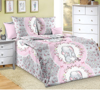 Ткань Перкаль 150 см 110 г/м2 рис.663841 Доброе утро 1