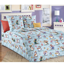 Ткань Перкаль 150 см 110 г/м2 рис.664871 Пингви 1