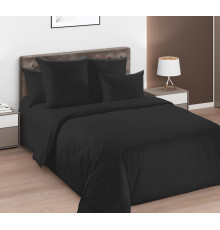 Ткань Перкаль 235 см 125 г/м2 рис.8653813 Ярко-черный