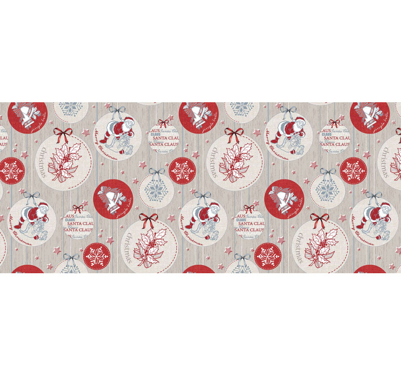 Ткань Рогожка 150 см 163 г/м2 рис.204761 Рождество 1