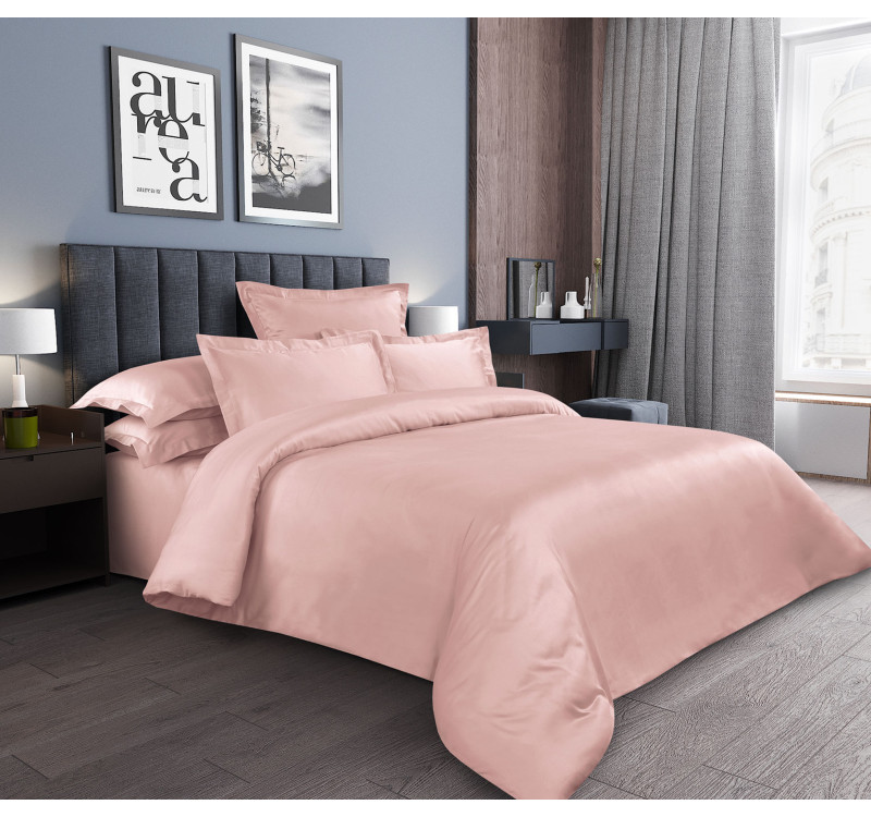 Ткань Сатин 250 см 120г/м2 рис.8603511 Персиковый