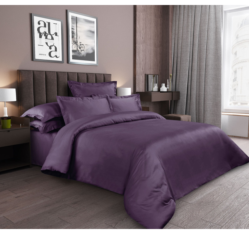 Ткань Сатин 250 см 120г/м2 рис.862065 Фиолетовый