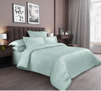 Ткань Сатин 250 см 120г/м2 рис.860129 Зеленый