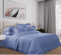 Ткань Сатин 250 см 120г/м2 рис.861155 Синий