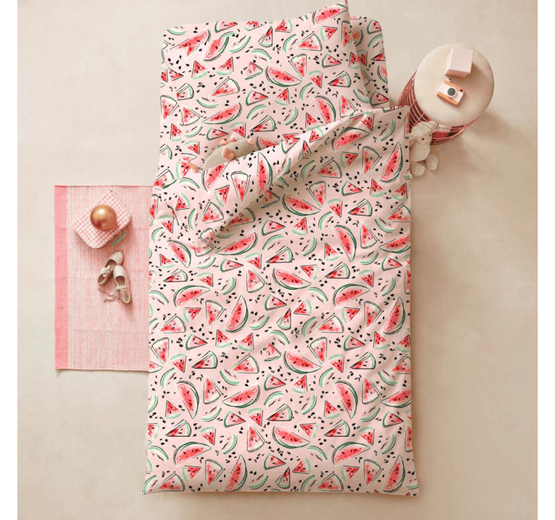 Ткань Бязь Комфорт 150 см наб 13284-2 Арбузики 