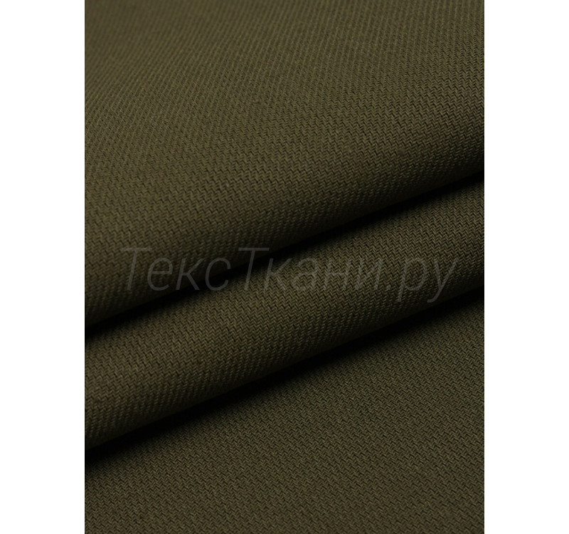 Ткань диагональ 85 см 230 г/м2 ЕА Хаки