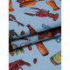 Вафельное полотно набивное 150 см 150 г/м2 арт.121986-3