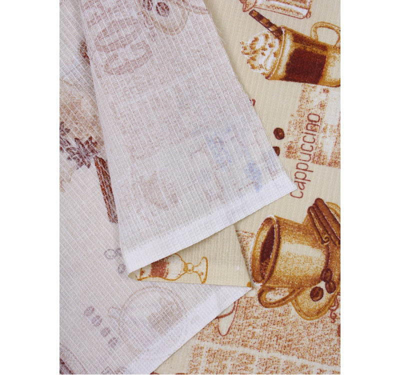 Вафельное полотно набивное 150 см 150 г/м2 арт.121946-1