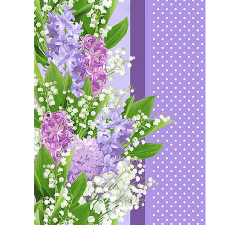 Вафельное полотно набивное 50 см 170 г/м2 рис.141529176-1_0