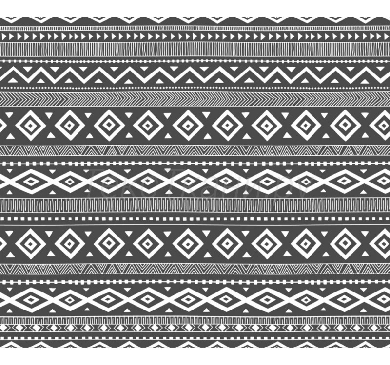 Ткань Рогожка 150 см, 160 г/м2, Набивная рис. Этника, арт. 3125-2 