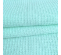 Ткань Вафельное полотно 150 см, 155 г/м2, Гладкокрашеная цвет Аквамарин